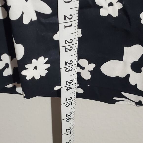 TALBOTS FLORAL pencil skirt plus size 14 - Picture 3 of 6